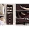 John Louis Home Solid Wood 12in. Deep 5 Drawer Storage Tower Espresso JLH-410WC-E - alternate 1